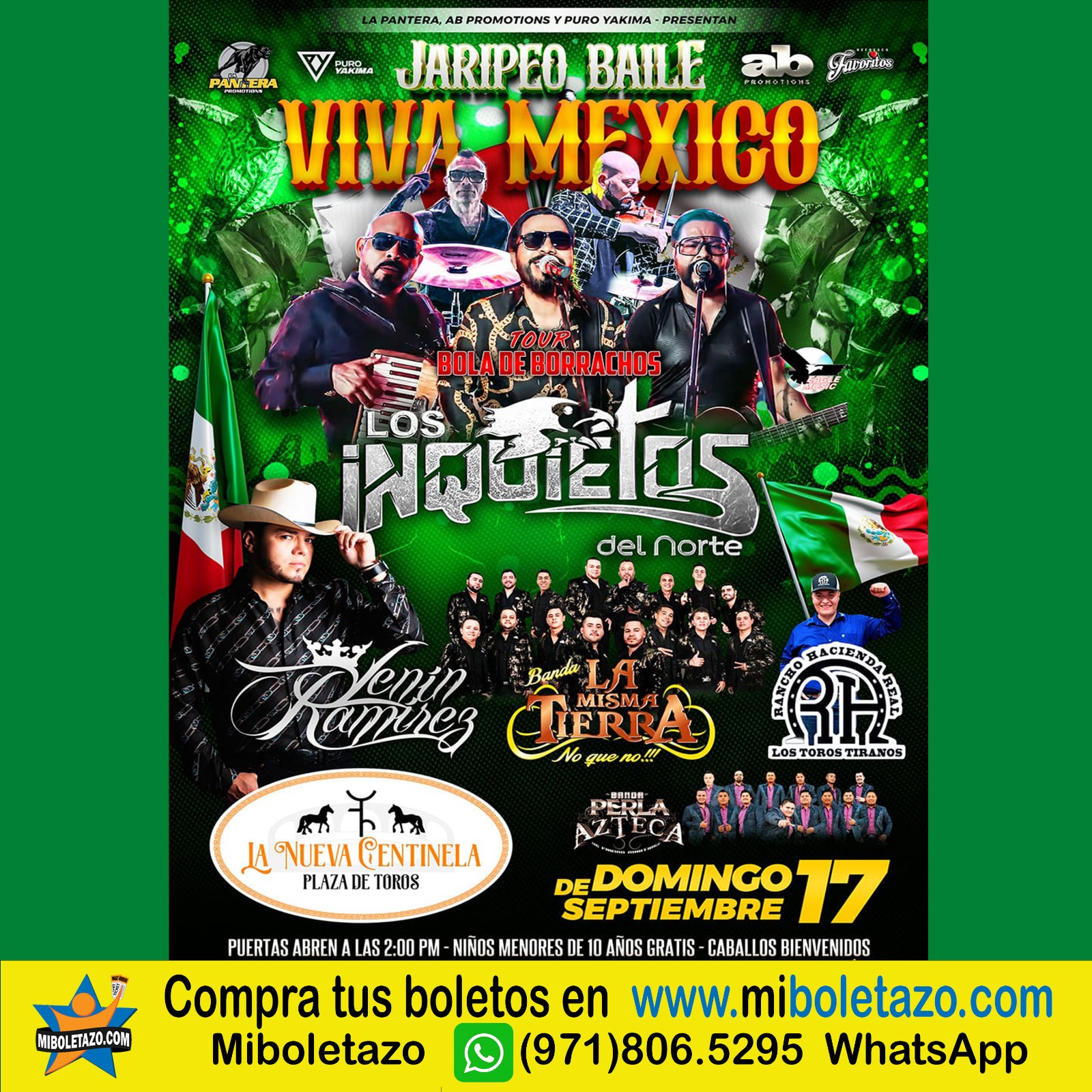 INQUIETOS DEL NORTE 2023 JARIPEO BAILE EN EL NUEVO CENTINELA OUTLOOK